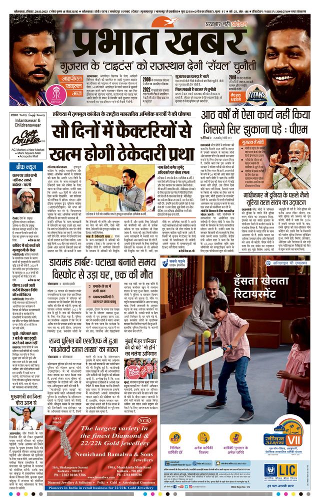 Prabhat Khabar Kolkata