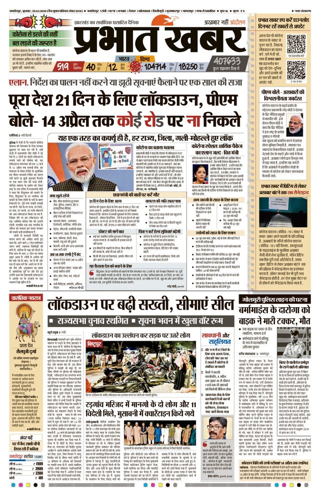 Prabhat Khabar Jamshedpur