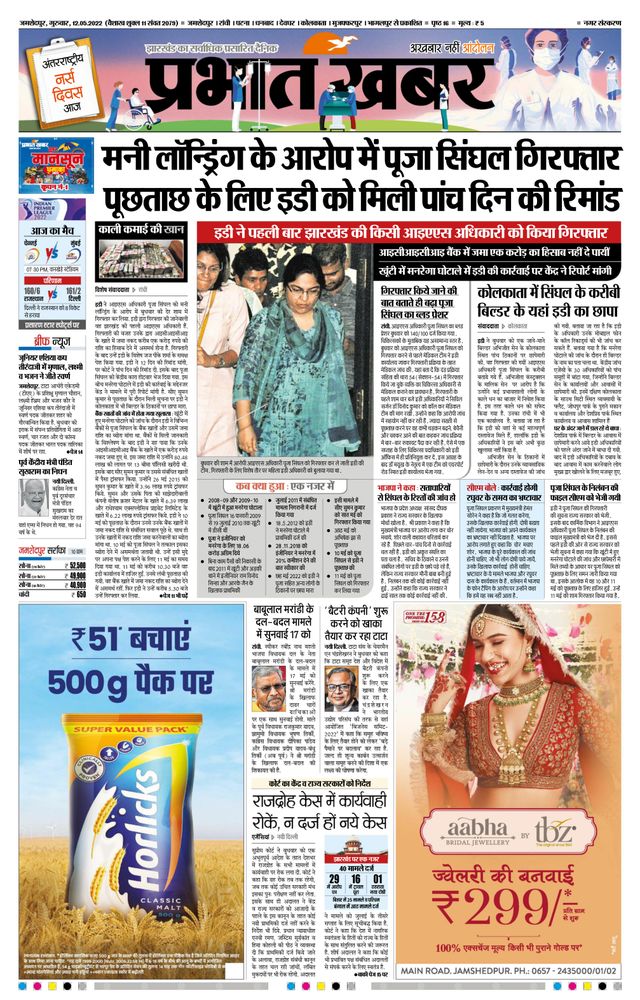 Prabhat Khabar Jamshedpur