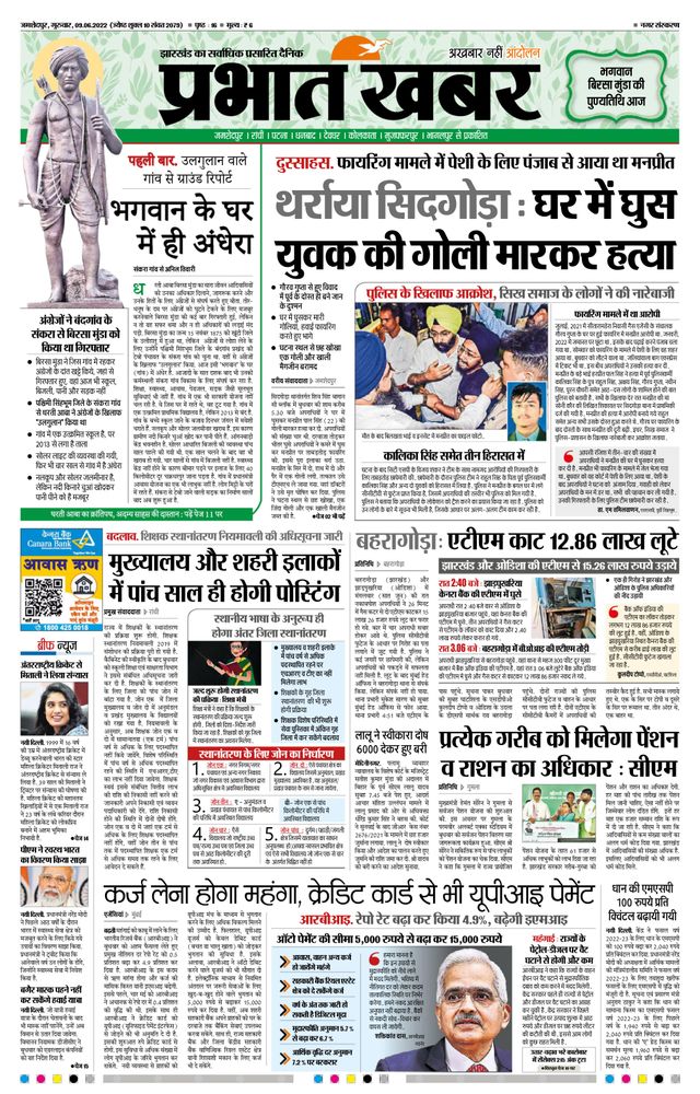 Prabhat Khabar Jamshedpur