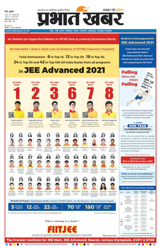 Prabhat Khabar Deoghar