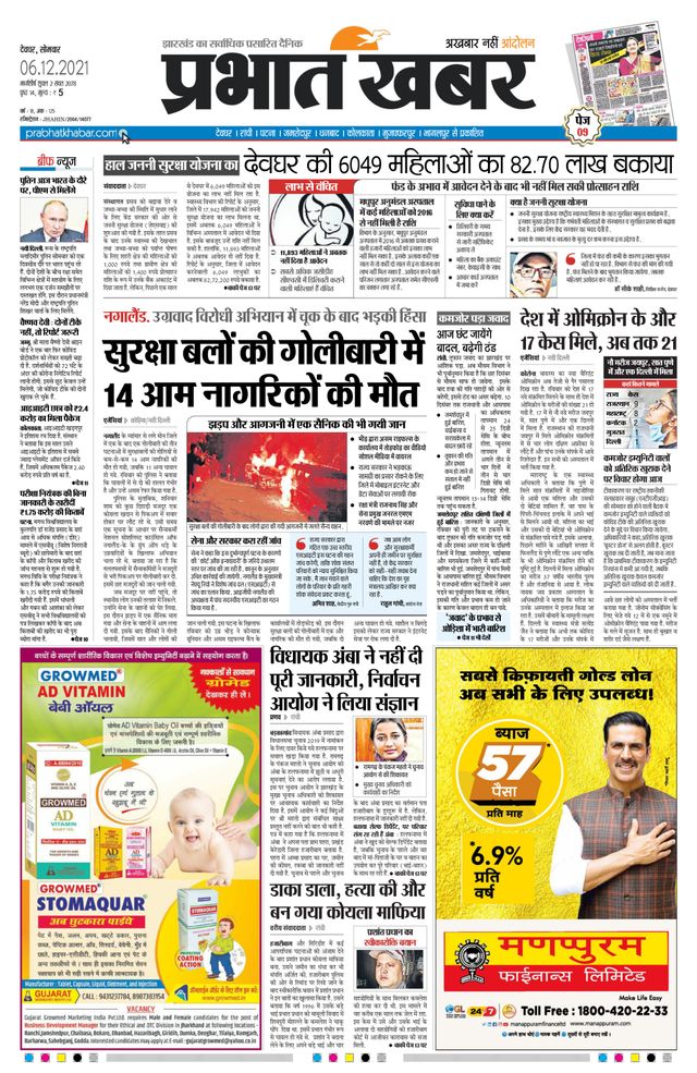 Prabhat Khabar Deoghar