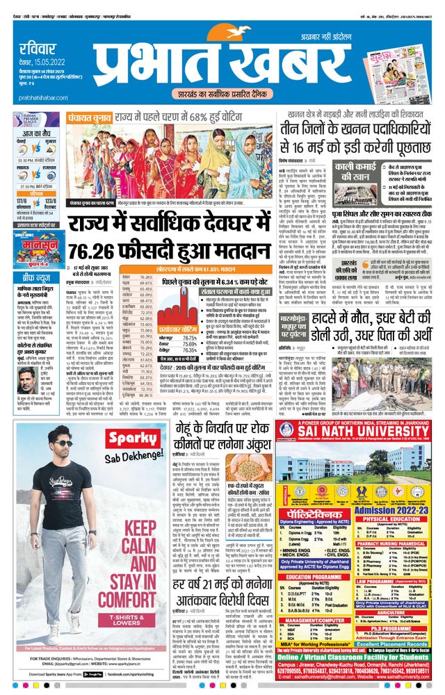 Prabhat Khabar Deoghar