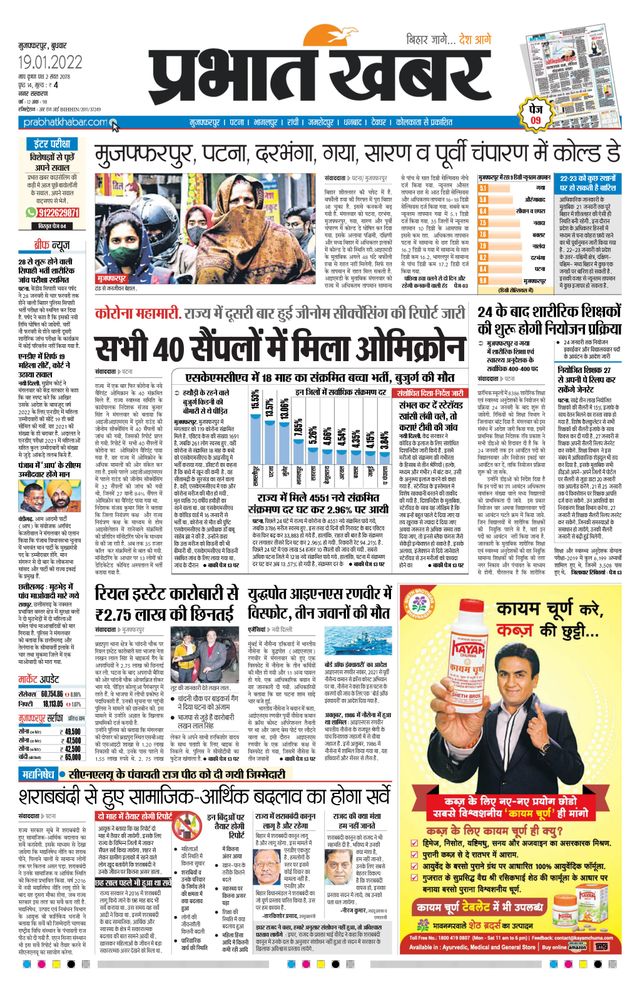 Prabhat Khabar Muzaffarpur