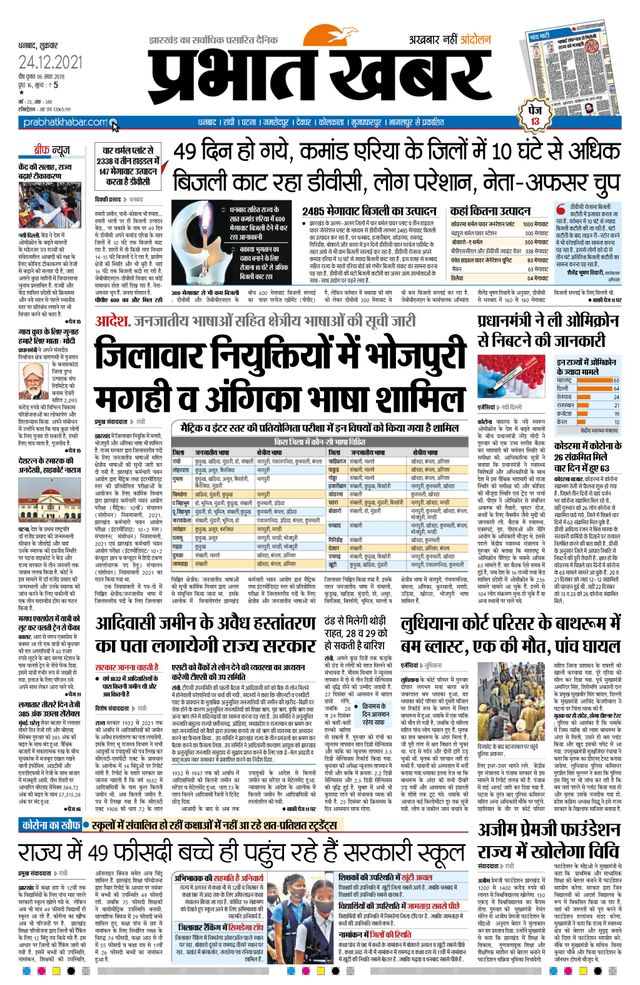 Prabhat Khabar Bokaro