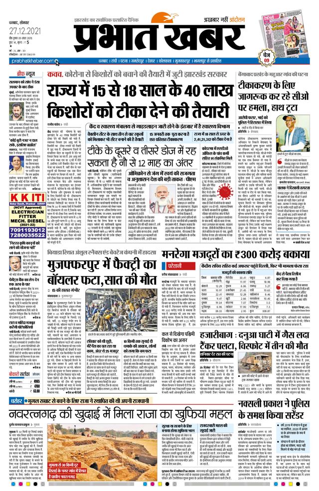 Prabhat Khabar Bokaro