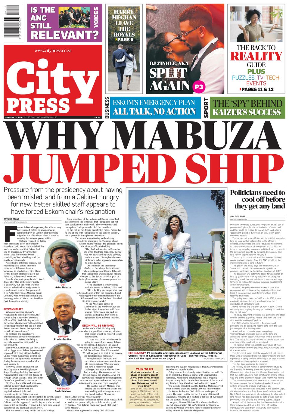 Get digital access to City Press - January 12, 2020 issue | Magzter.com