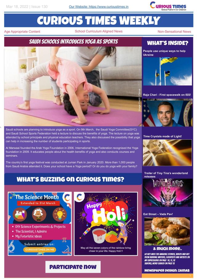 Curious Times Weekly