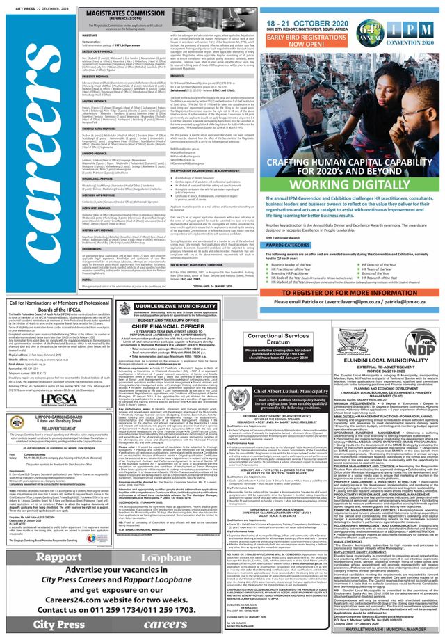 City Press: Careers