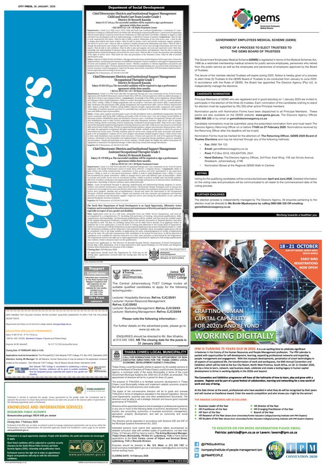 City Press: Careers