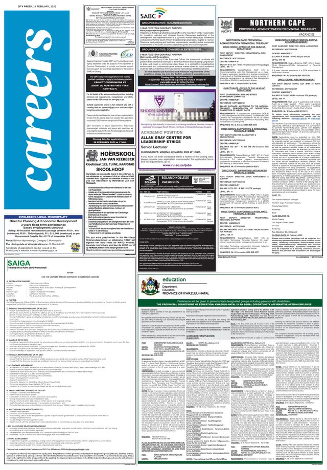 City Press: Careers