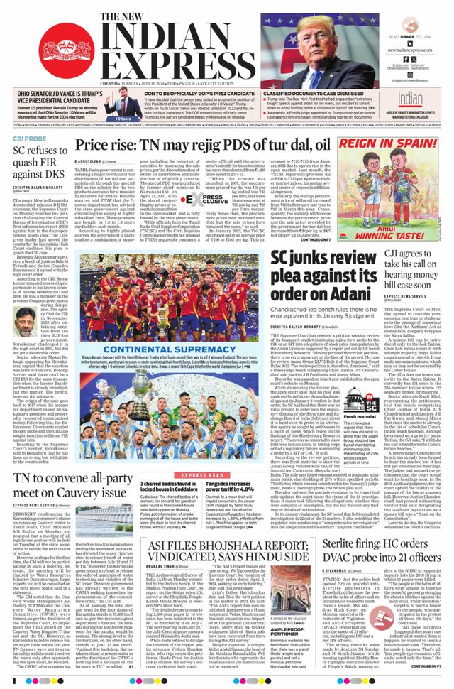 The New Indian Express Chennai