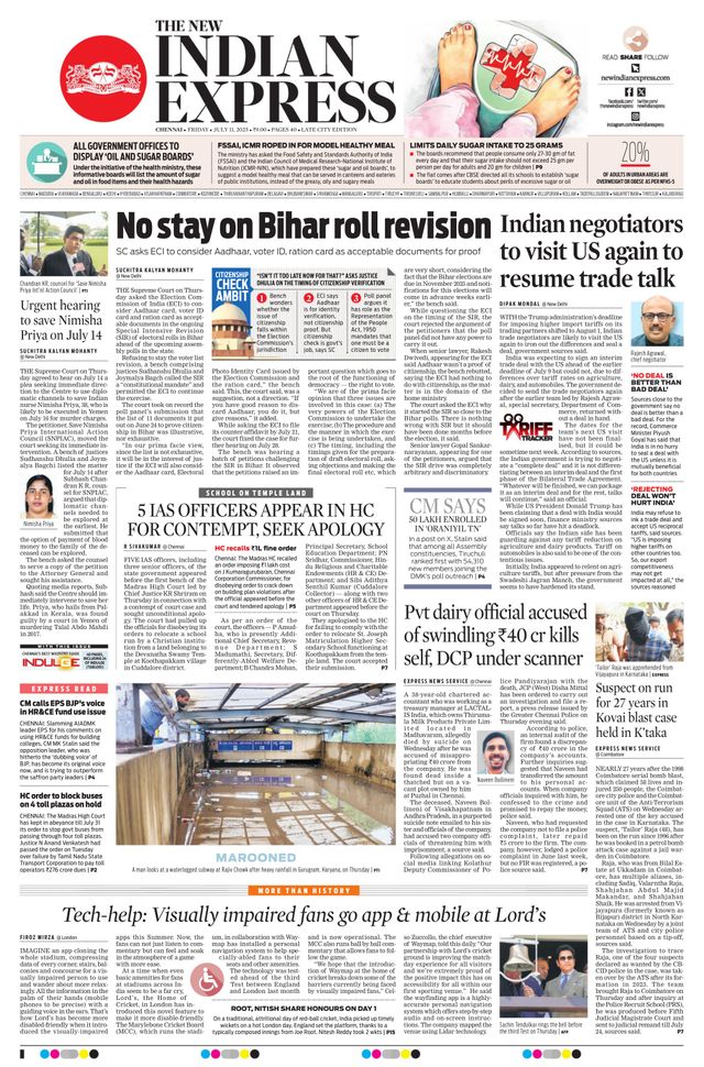 The New Indian Express Chennai