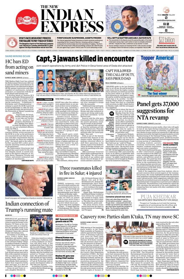 The New Indian Express Madurai
