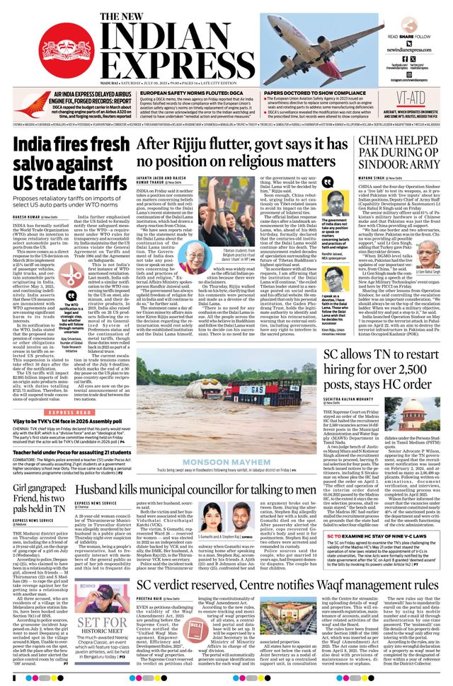 The New Indian Express Madurai