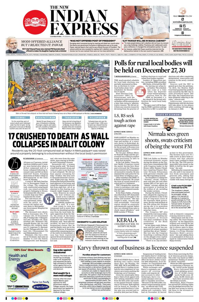 The New Indian Express Coimbatore