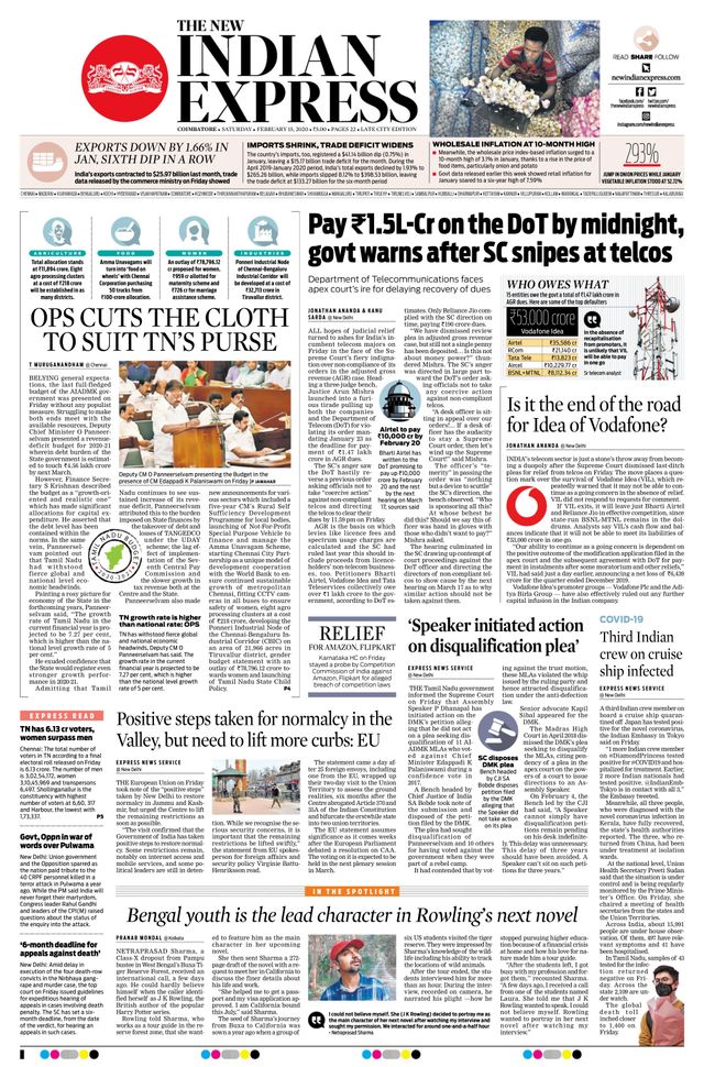 The New Indian Express Coimbatore
