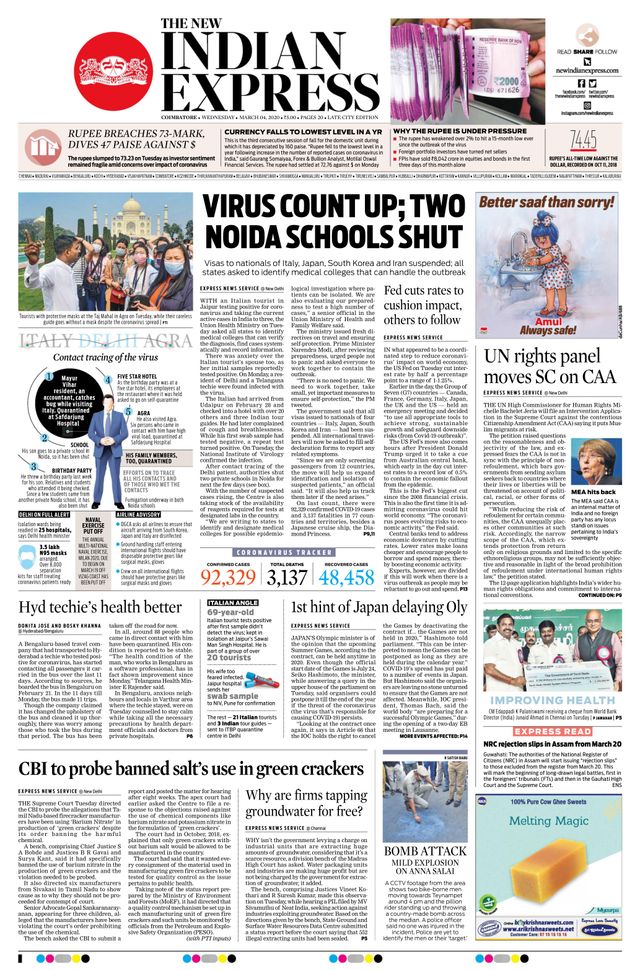 The New Indian Express Coimbatore