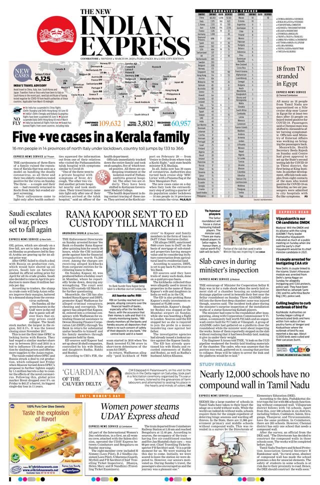 The New Indian Express Coimbatore