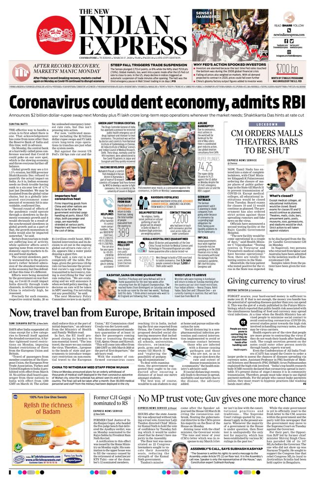 The New Indian Express Coimbatore