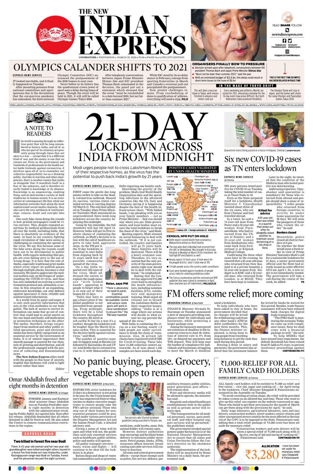 The New Indian Express Coimbatore