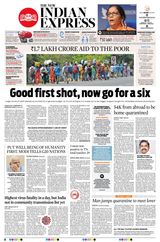 The New Indian Express Coimbatore - March 27, 2020 March 27, 2020