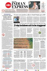 The New Indian Express Coimbatore - April 03, 2020 April 03, 2020