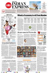 The New Indian Express Coimbatore - April 16, 2020 April 16, 2020