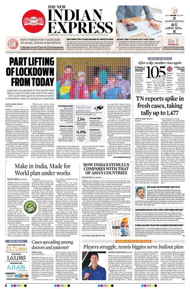 The New Indian Express Coimbatore