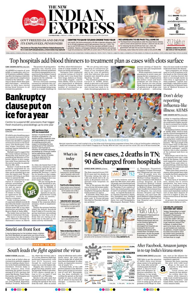 The New Indian Express Coimbatore