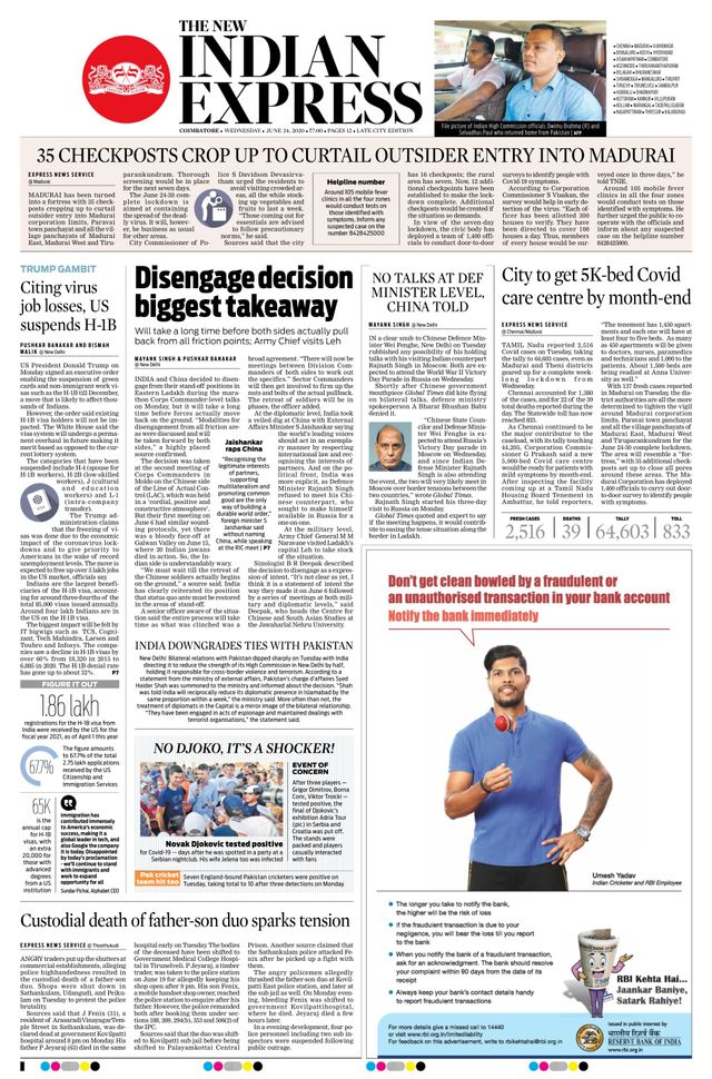 The New Indian Express Coimbatore
