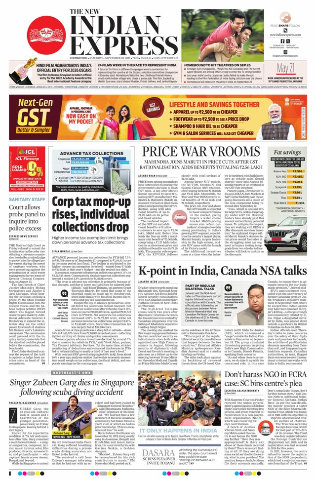 The New Indian Express Coimbatore