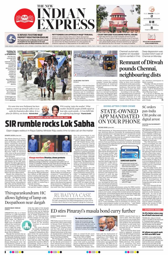 The New Indian Express Coimbatore