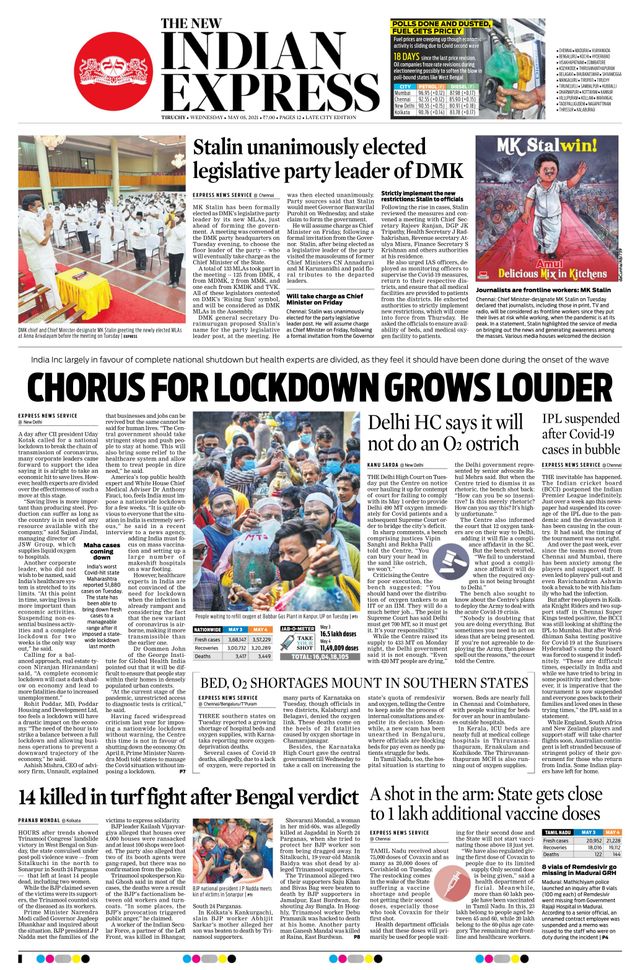 The New Indian Express Tiruchy