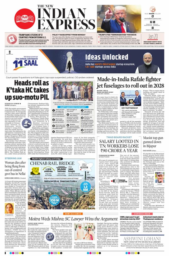 The New Indian Express Tiruchy