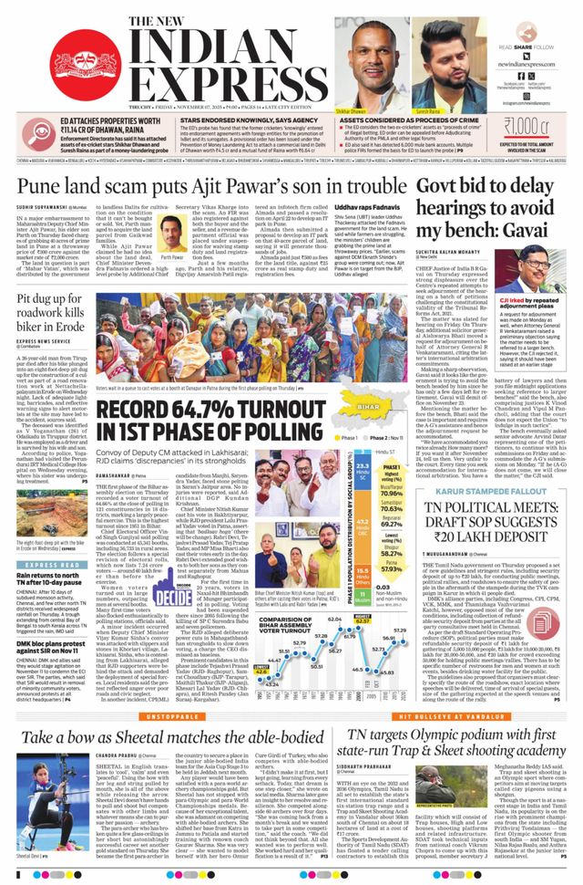 The New Indian Express Tiruchy