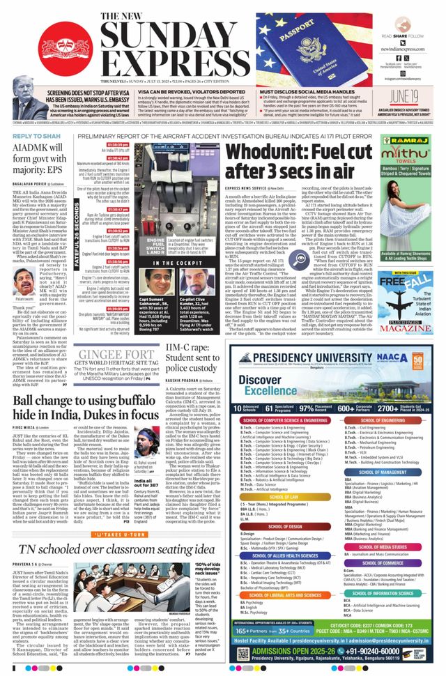 The New Indian Express Tirunelveli