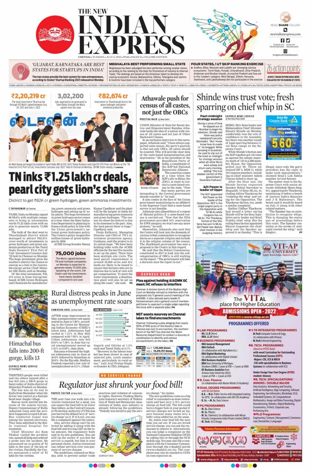 The New Indian Express Vellore