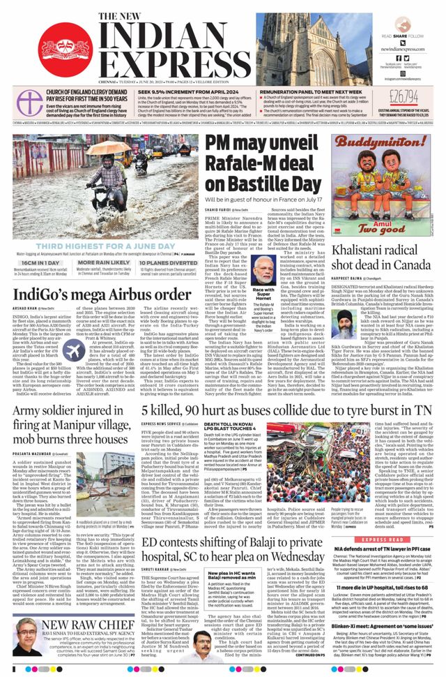 The New Indian Express Vellore