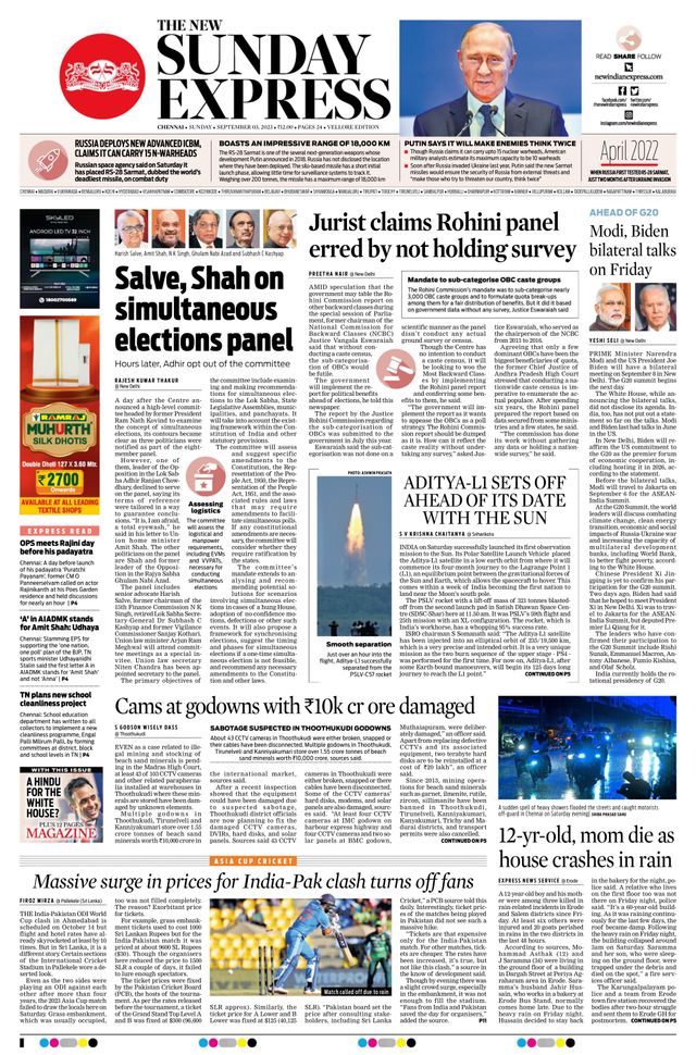 The New Indian Express Vellore