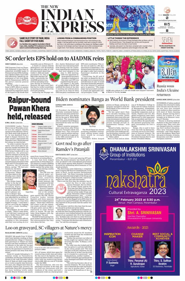 The New Indian Express Villupuram