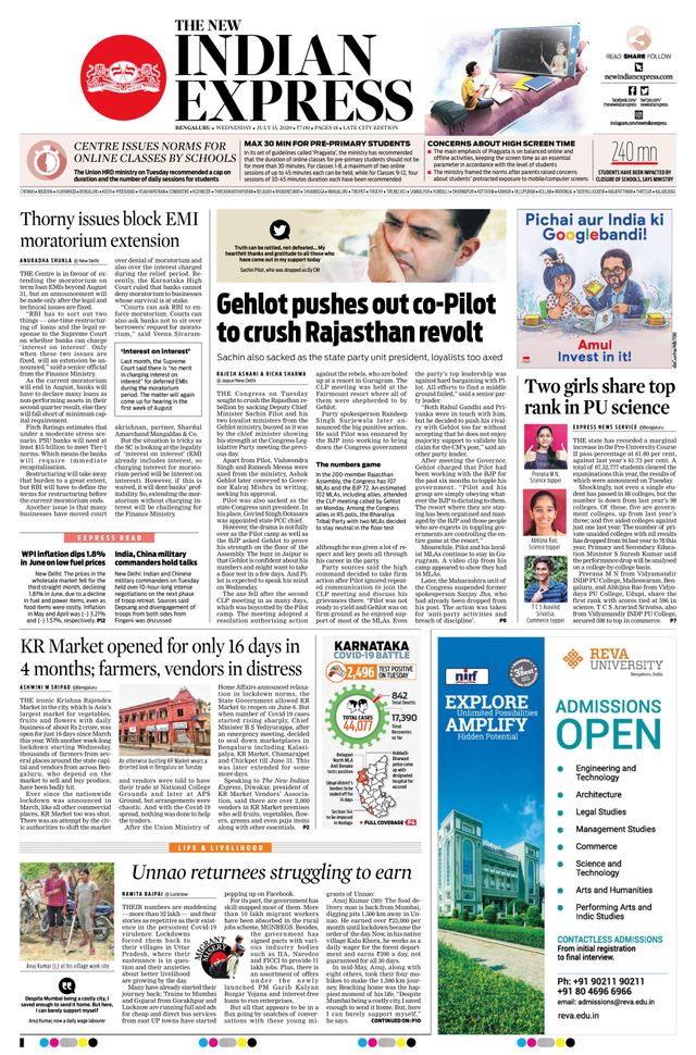 The New Indian Express Bengaluru