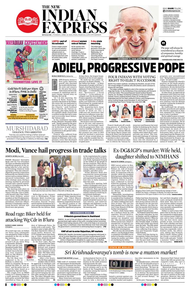 The New Indian Express Bengaluru