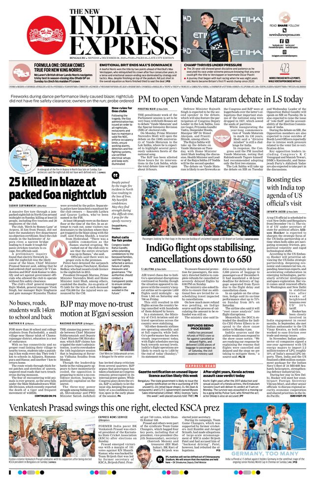 The New Indian Express Bengaluru