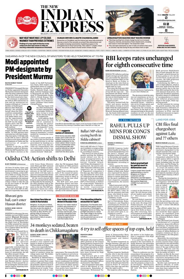 The New Indian Express Belagavi