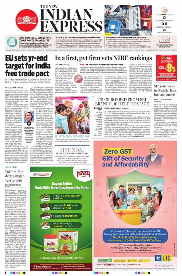 The New Indian Express Belagavi