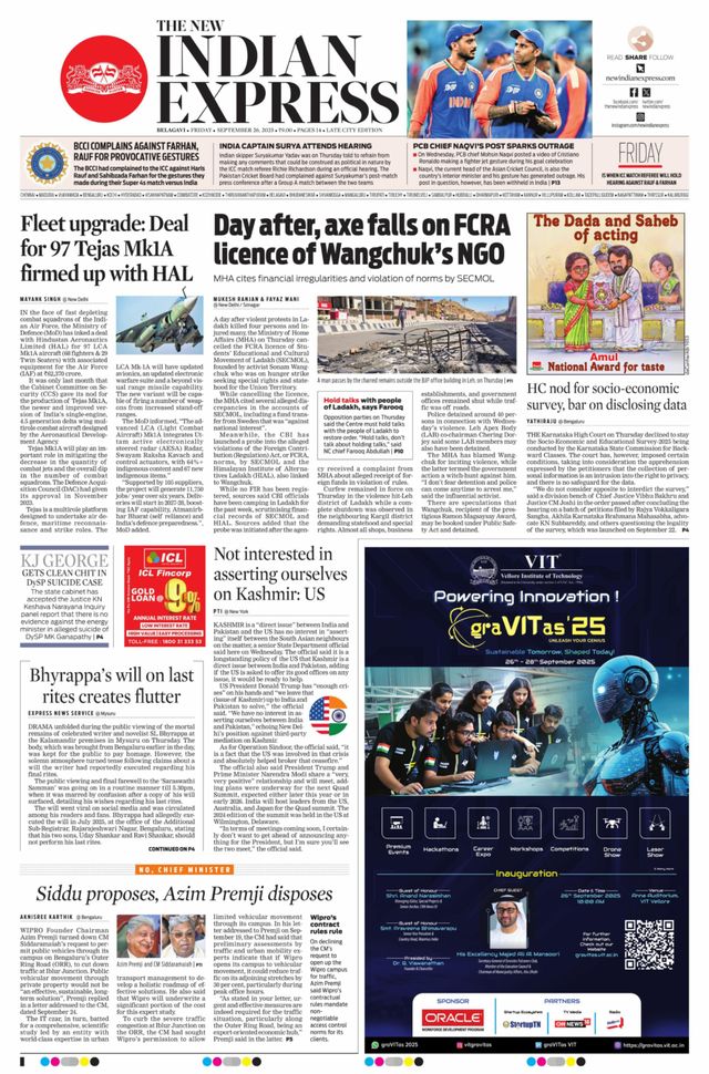 The New Indian Express Belagavi