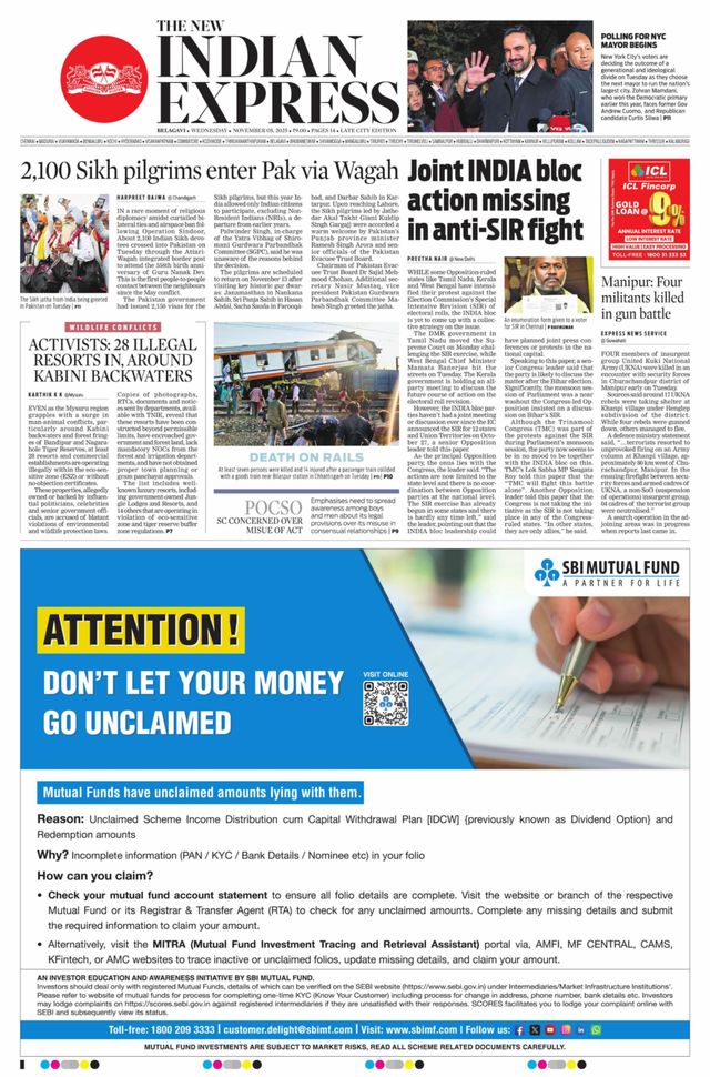 The New Indian Express Belagavi