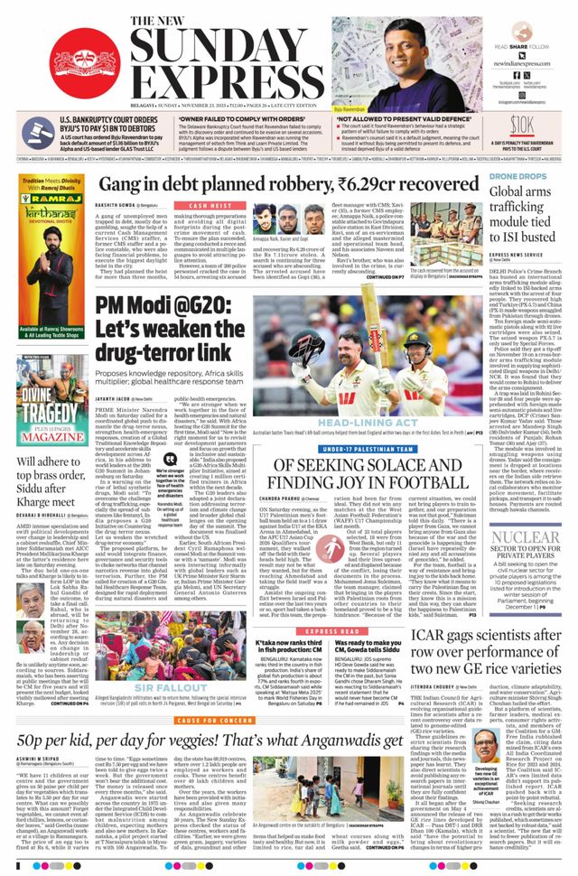 The New Indian Express Belagavi