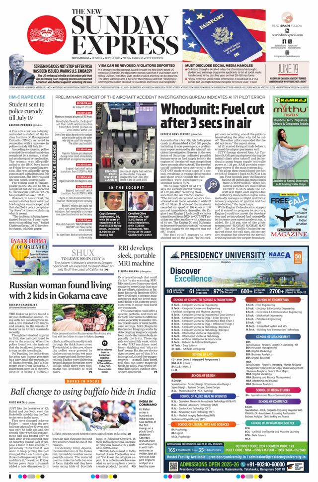 The New Indian Express Shivamogga